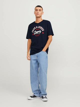 JACK & JONES LOGO CREW NECK T-SHIRT