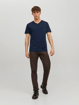 JACK & JONES PLAIN V-NECK T-SHIRT