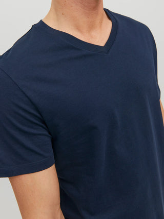 JACK & JONES PLAIN V-NECK T-SHIRT