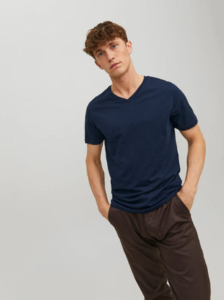 JACK & JONES PLAIN V-NECK T-SHIRT