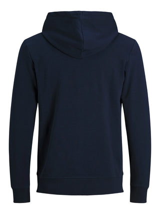 JACK & JONES PLAIN ZIP HOODIE